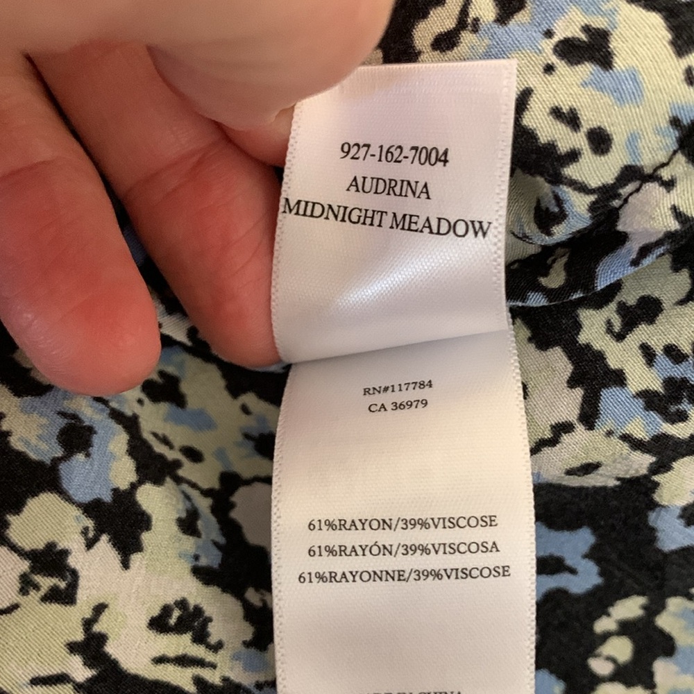 Rails Audrina Crepe Midi Dress in Midnight Meadow Floral - Picture 13 of 14